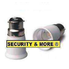 B22 to E27 Adaptor / Lamp Socket Converter