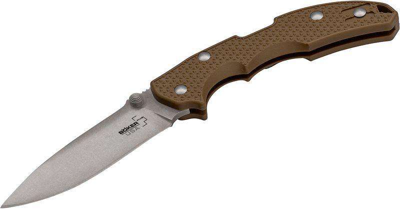 Boker Plus Patriot Gunmetal Knife - Coyote