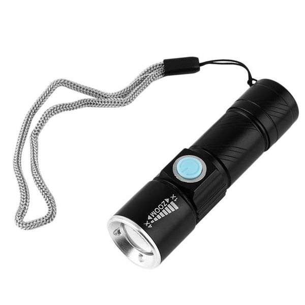 Flashlight 200lumen Rechargeable USB