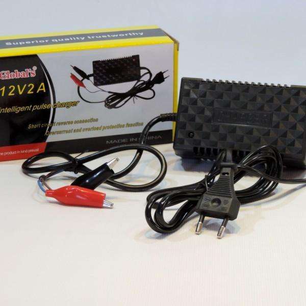2A G-Amistar 12V Battery Intelligent Pulse Charger (4AH -20AH Batteries)