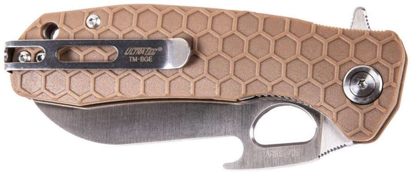 Honey Badger Tong Large Folding Knife - Tan