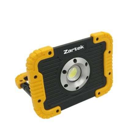 Zartek LED 10W Worklight 800Lm, Rechargeable via USB, Powerbank cable incl
