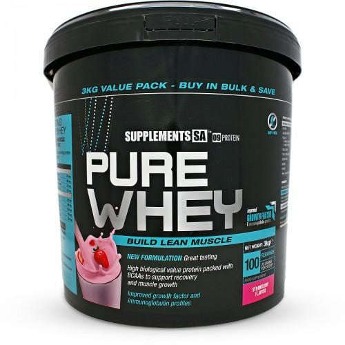 Supplements SA Pure Whey Protein - Banana / 3 kg