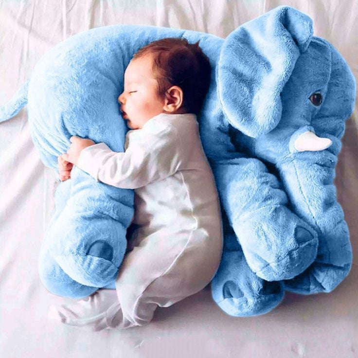 Kids Elephant Pillow Pink