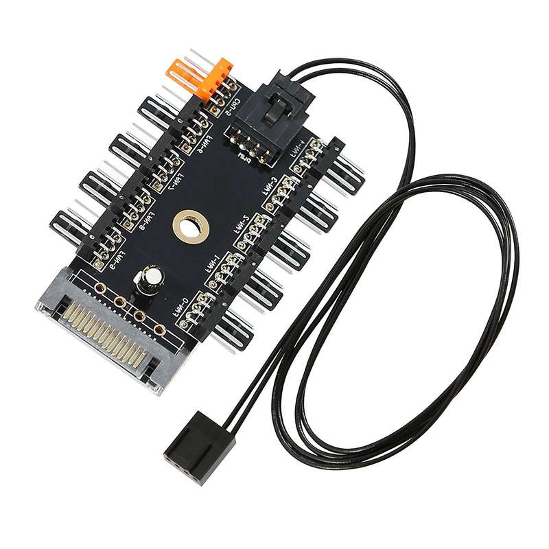 Fan Expansion Hub - SATA to 10 x 4Pin PWM