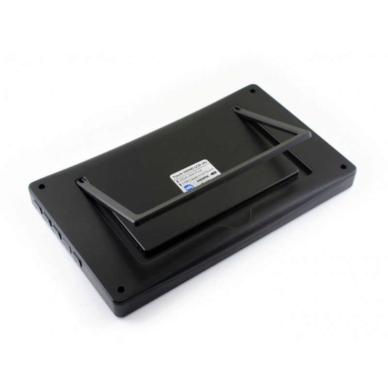Waveshare 7inch Capacitive Touch Screen LCD (H) with Case, 1024600, HDMI, IPS