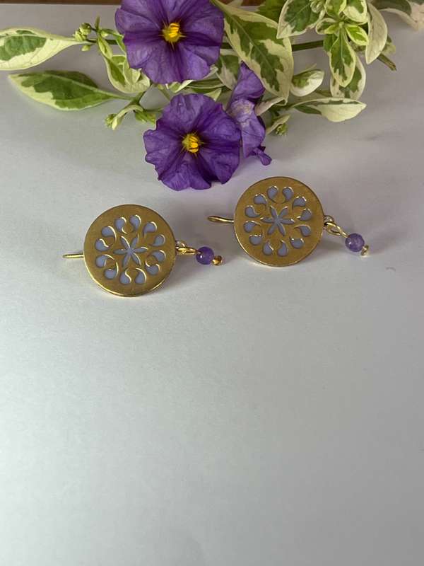 Purple Sura Earrings