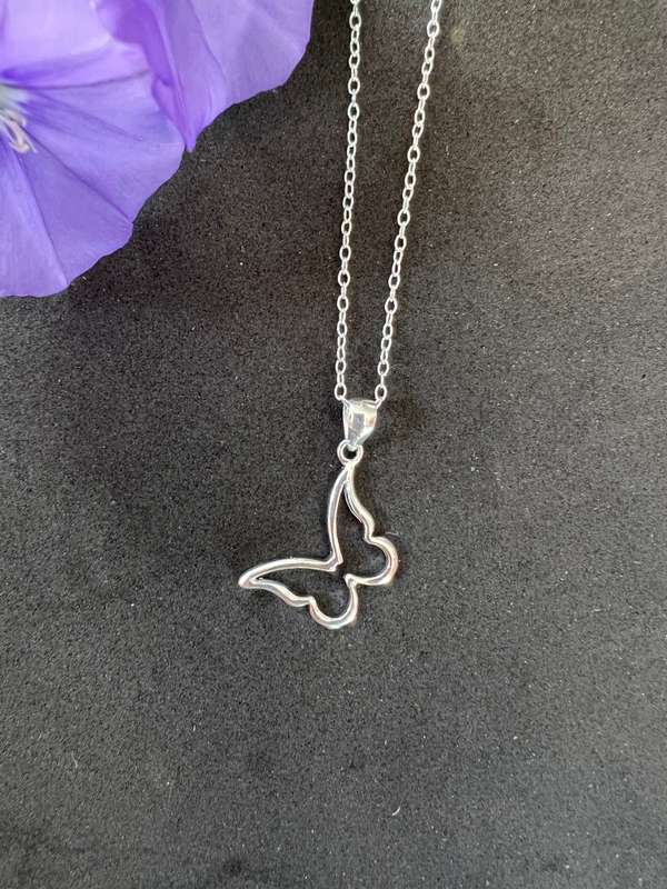 Sterling silver butterfly