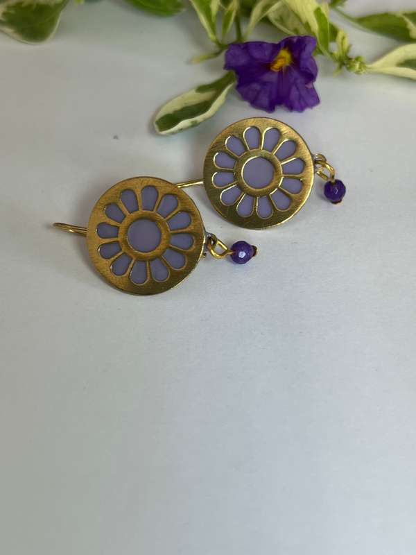 Purple Sura Earrings