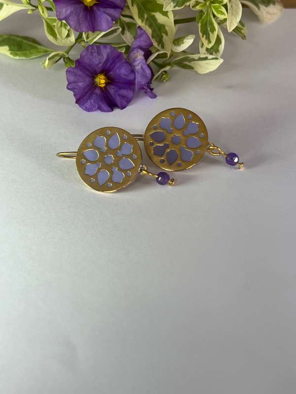 Purple Sura Earrings