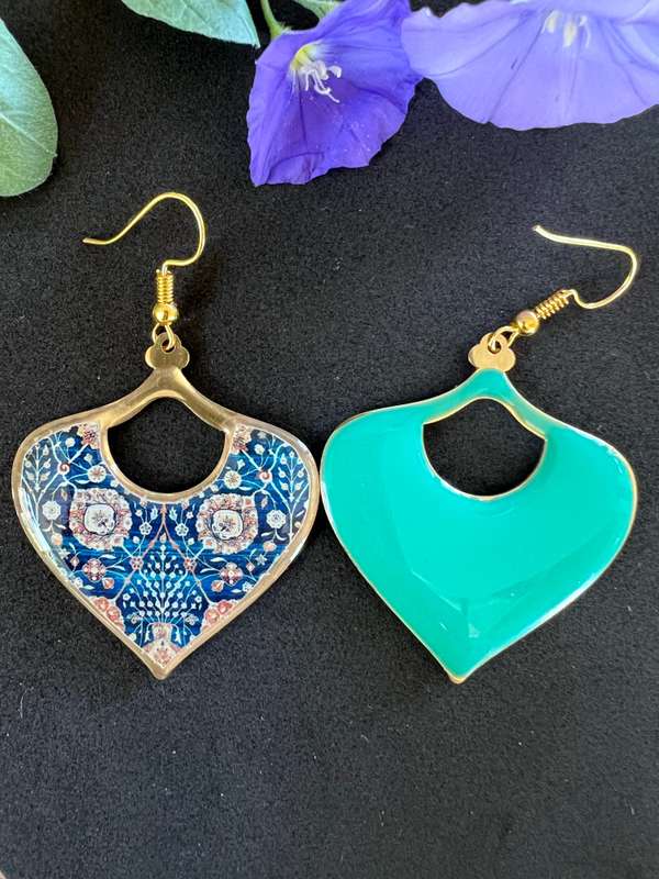 Double Sided Morocan Leaf earrings