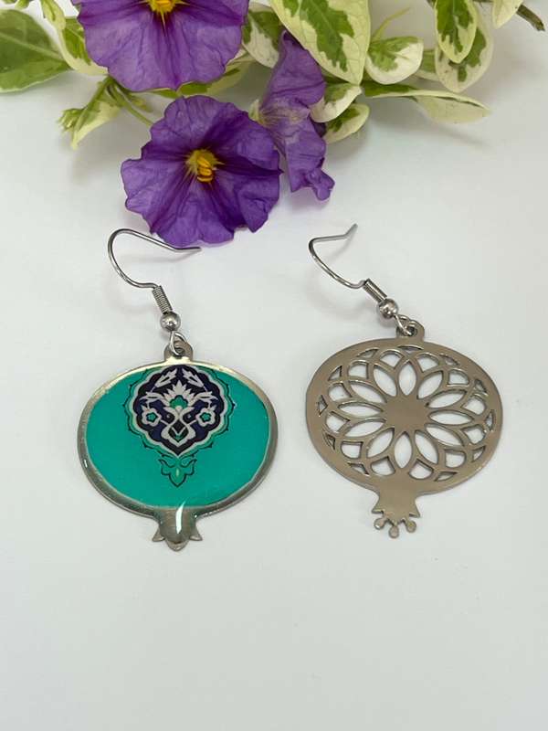 Pomegranate Mismatched Earrings