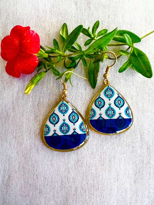 Oriental Pattern Earrings