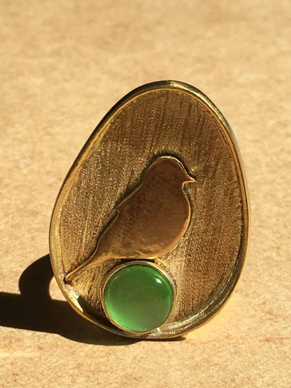Bird nest statement Ring