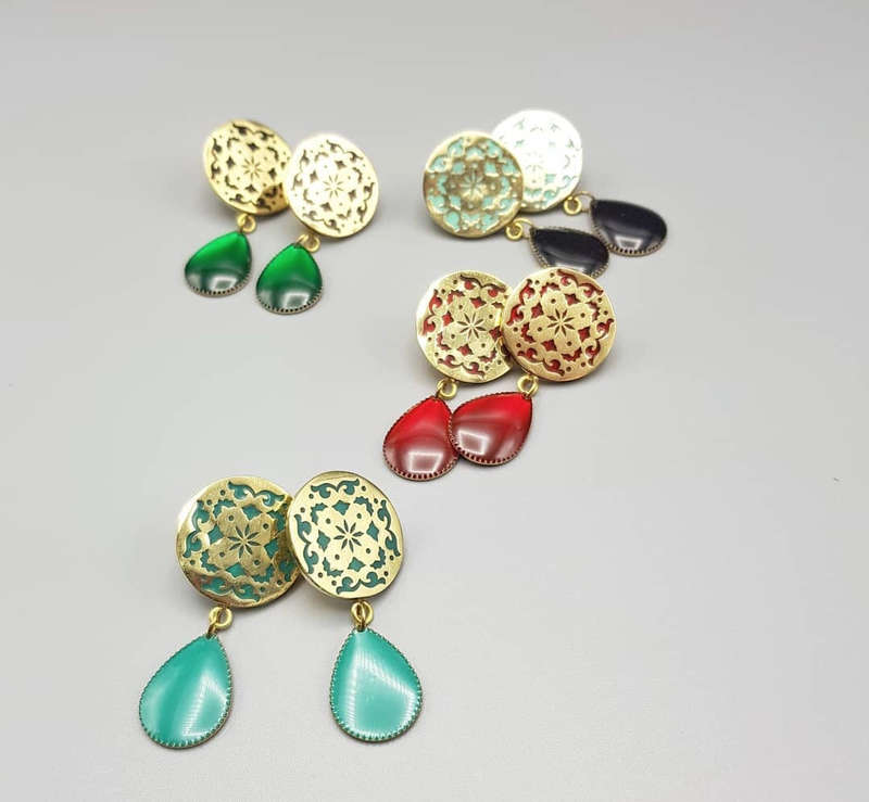 Sufi Round Earrings