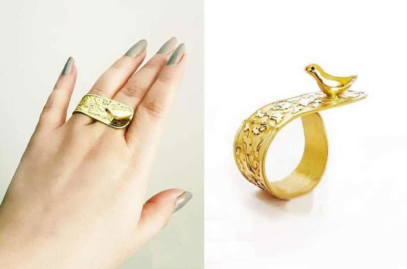 Lovebird Statement Ring