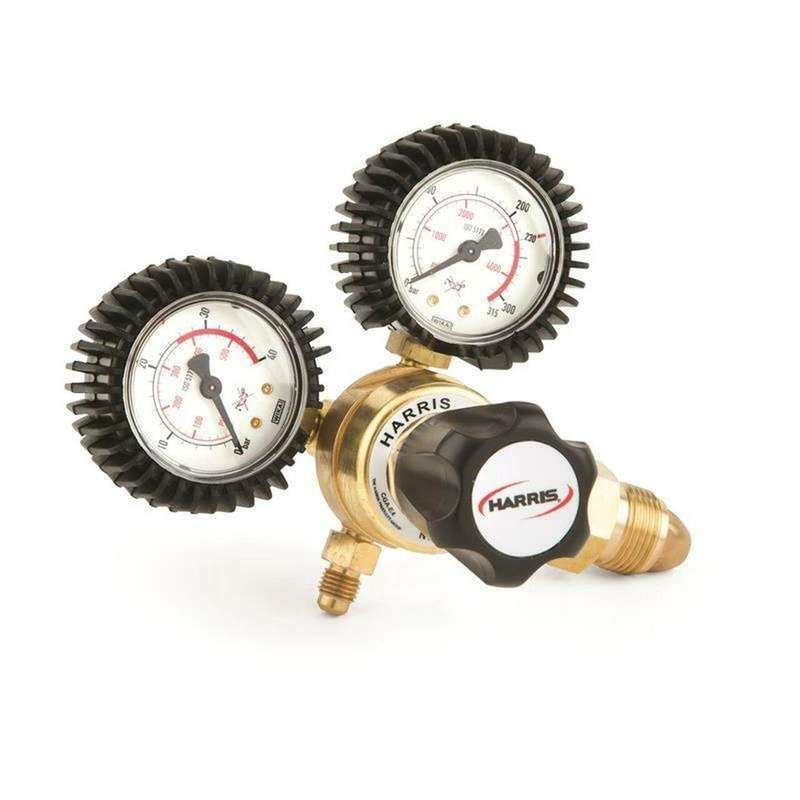 Harris Nitrogen Regulator 601Z186 B/Rubber COV 55 Bar