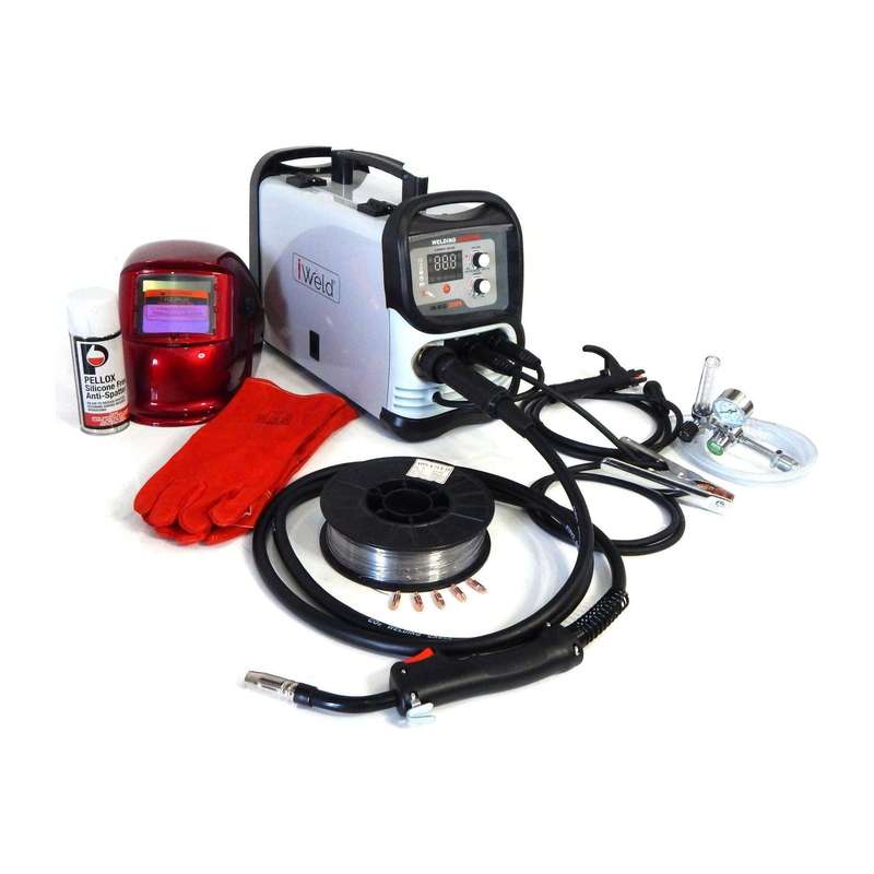 I-Weld MIG225PA MIG-ARC Gasless Combo