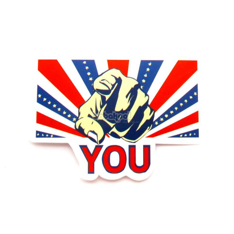 America Needs You / Army Recruitment Sticker / Ideal for Skateboards & Phones / Pack of 9