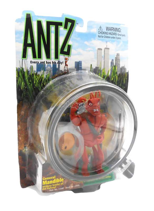 Antz / General Mandible / 1998 / Vintage 14cm Action Figure / MOC