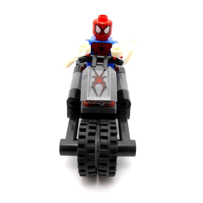 Avengers / Spider-Man + Speedster Bike / OobaKool Minifigure Vehicle