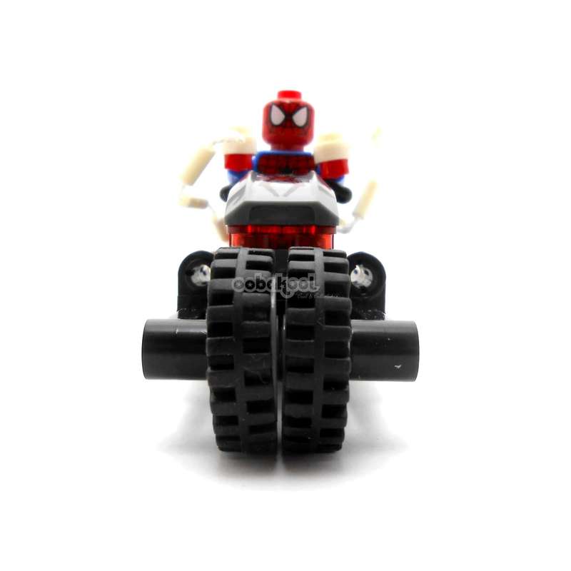 Avengers / Spider-Man + Speedster Bike / OobaKool Minifigure Vehicle