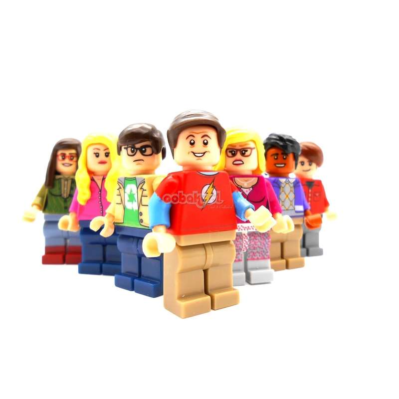 Big Bang Theory / Special TV Series Edition / 7 x OobaKool Minifigure Set