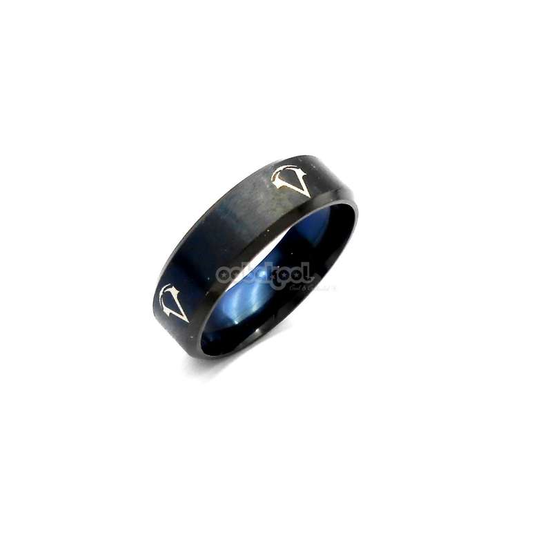 Commitment Ring / Black Alloy Steel - Size 12
