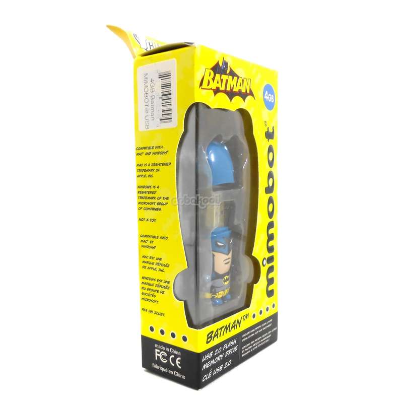 DC Universe / Batman / Mimobot 4GB USB 2.0 Flash Memory Drive / Limited Edition