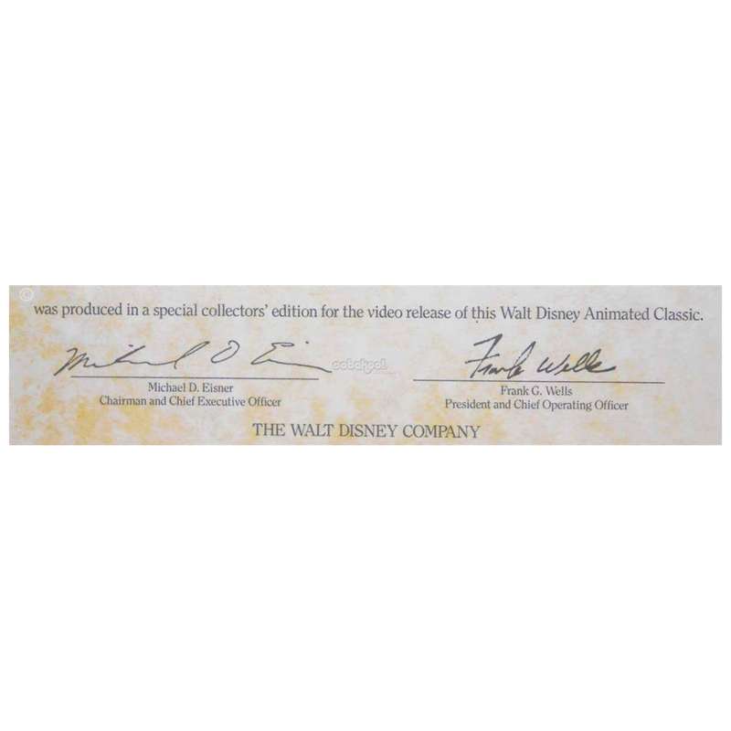 Disney / Cinderella / Marc Davis 1988 Production Sketch / Certificate Of Authenticity