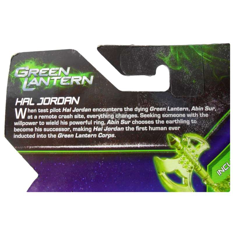 Green Lantern / Battle Axe Hal Jordan / DC 2011 / MOC / 9cm Action Figure