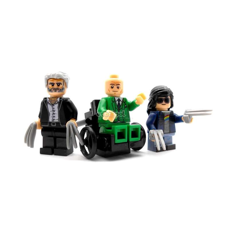 Logan Movie / Wolverine + Professor X + Laura / 3 X OobaKool Mini figure Set