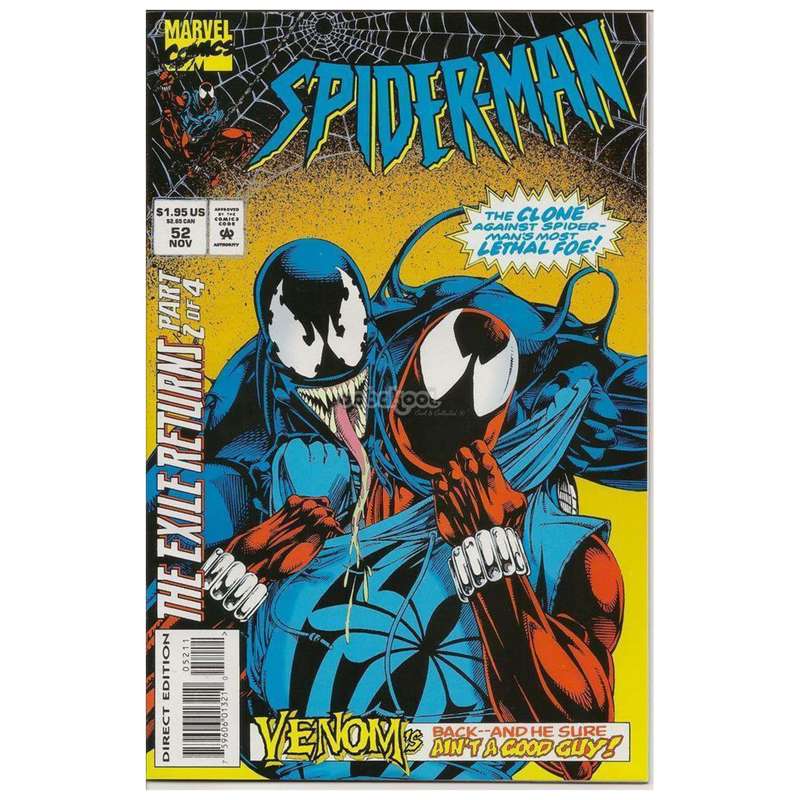 Spider-Man / Venom / The Exile Returns Part 2 of 4 #52 Nov 1994 / Vintage Comic Book