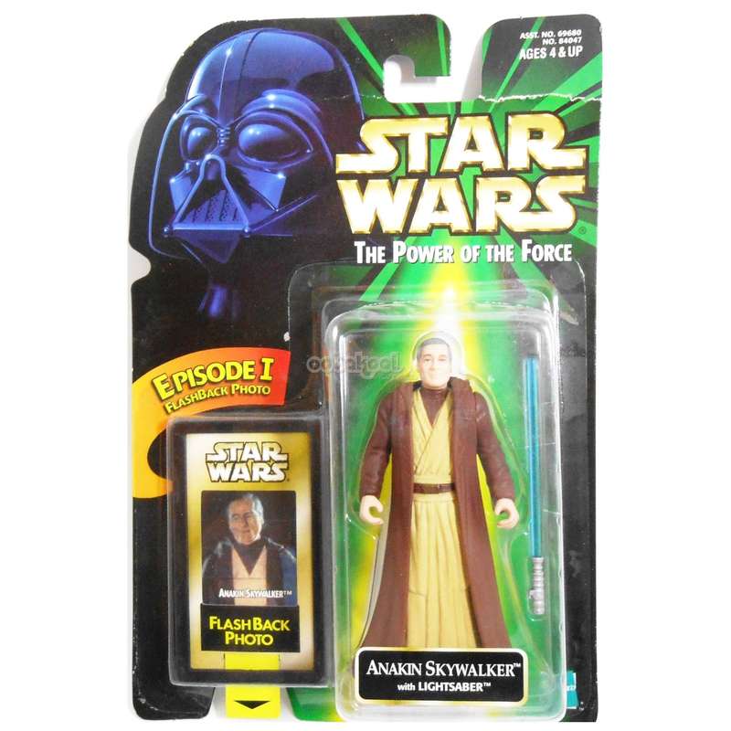 Star Wars / Anakin Skywalker / POTF Collection / 1999 Hasbro 3.75 Inch Action Figure / MOC