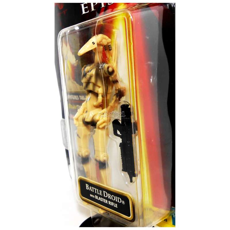 Star Wars / Battle Droid - Sliced / Episode 1 Collection / 1998 Hasbro 3.75 Inch Action Figure / MOC