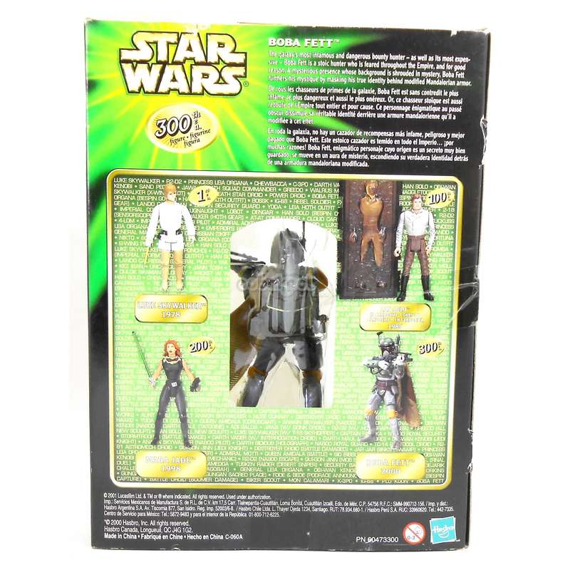 Star Wars / Boba Fett / 300th Figure Release / 2000 Hasbro 3.75 Inch Action Figure / NIB