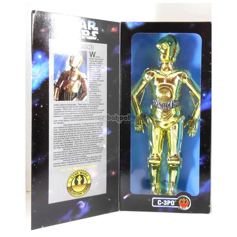 Star Wars / C-3PO / Collector Series / 1997 Kenner 12 Inch Poseable Figure / NIB