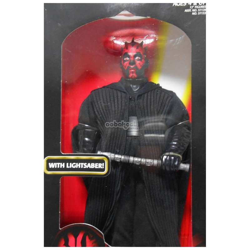 Star Wars / Darth Maul / Episode 1 Collection / 1998 Hasbro 12 Inch Poseable Figure / NIB
