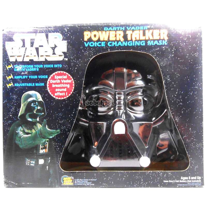 Star Wars / Darth Vader / Power Talker - Electronic Voice Changing Mask / 1995 Lucasfilm Ltd / NIB
