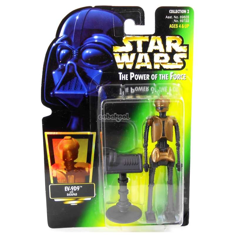 Star Wars / EV-9D9 / POTF Collection / 1997 Kenner 3.75 Inch Action Figure / MOC