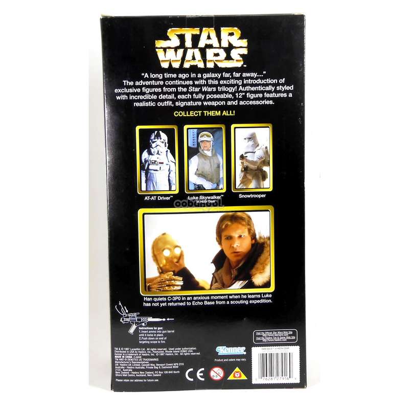 Star Wars / Han Solo / Action Collection / 1997 Kenner 12 Inch Poseable Figure / NIB