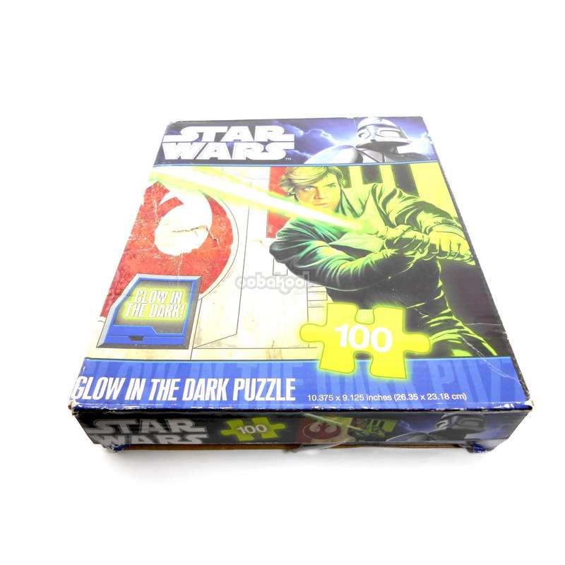 Star Wars / Luke Skywalker / 100 Piece Glow-In-The-Dark Puzzle / 2010 Lucasfilm / NIB