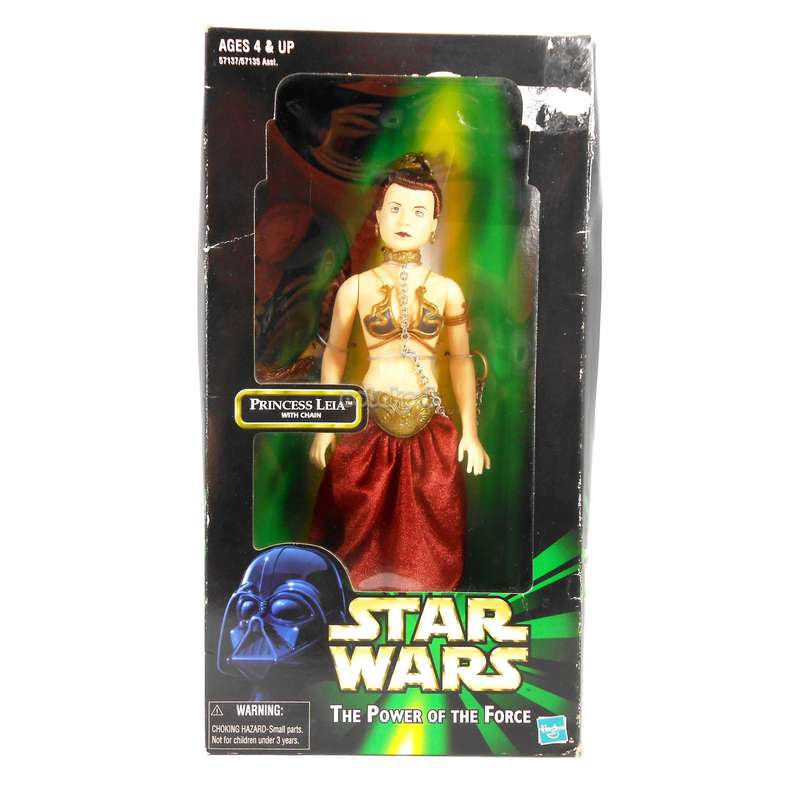 Star Wars / Princess Leia - Slave Outfit / POTF / 1999 Hasbro 12 Inch Poseable Figure / NIB