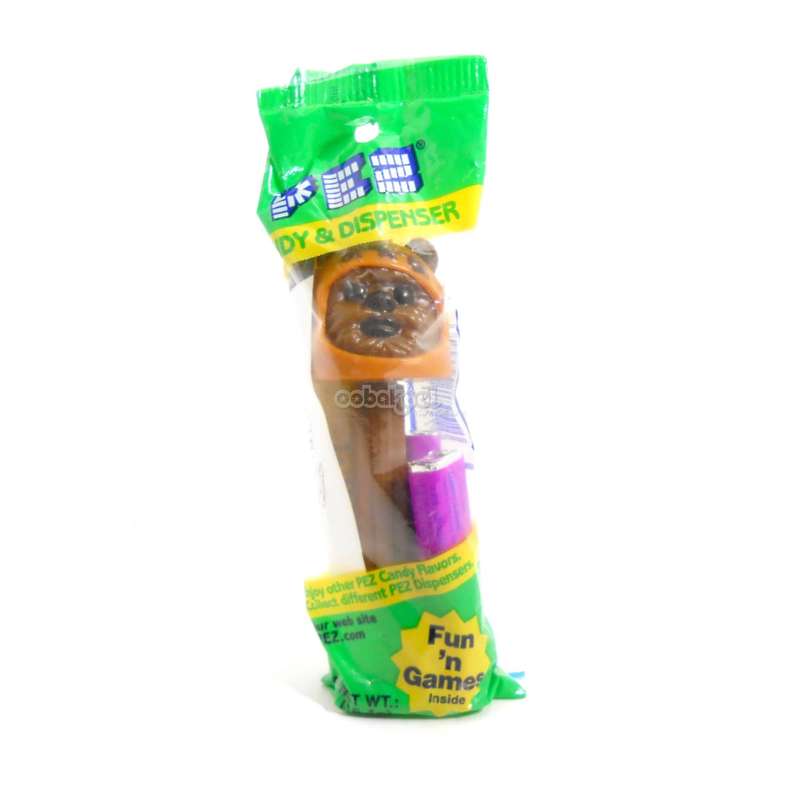 Star Wars / Wicket The Ewok / 1999 PEZ Limited Dispenser / Sealed In Original Factory Packaging