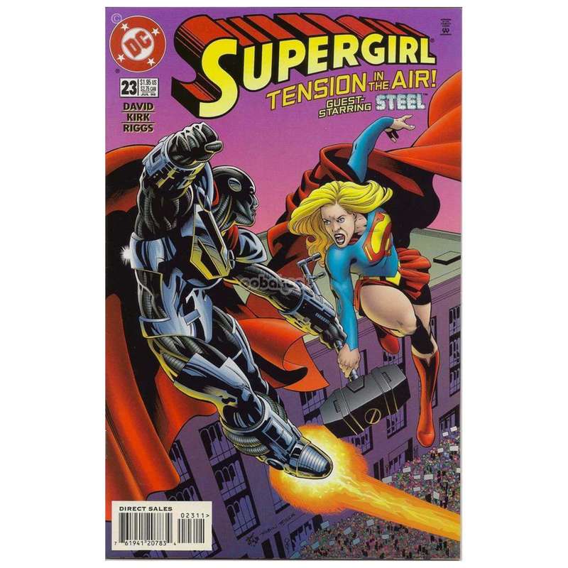 Supergirl / Tension In The Air! / DC #23 July 1998 / Vintage Comic Book