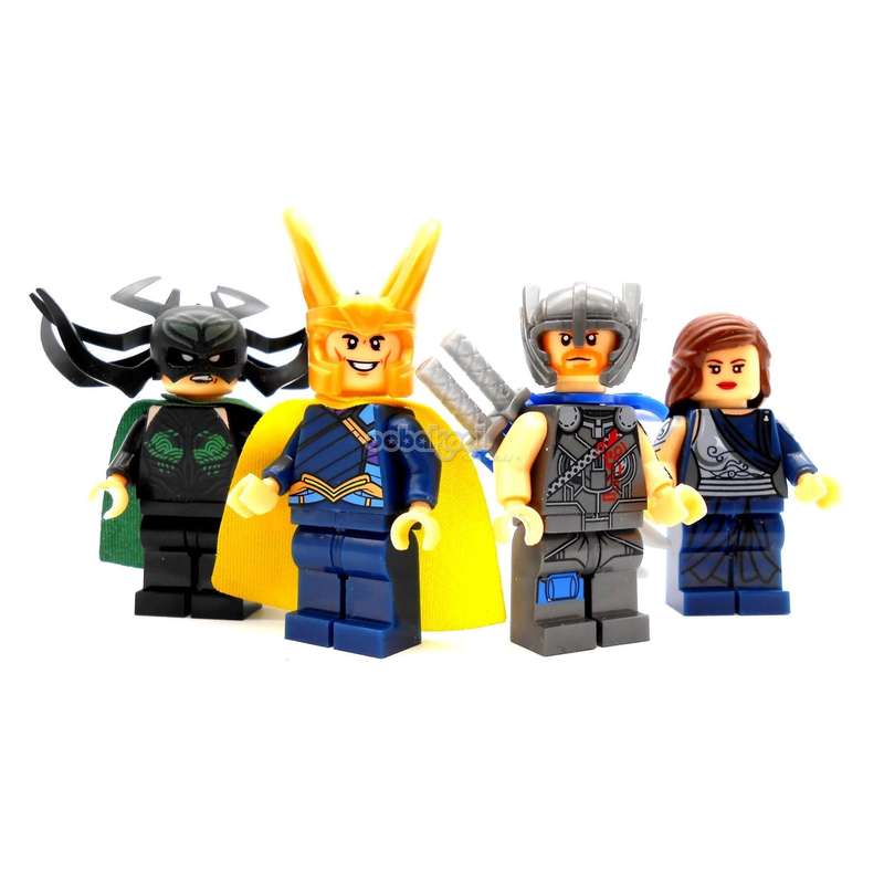 Thor / Ragnarok / Special Movie Edition / 4 x OobaKool Minifigure Set