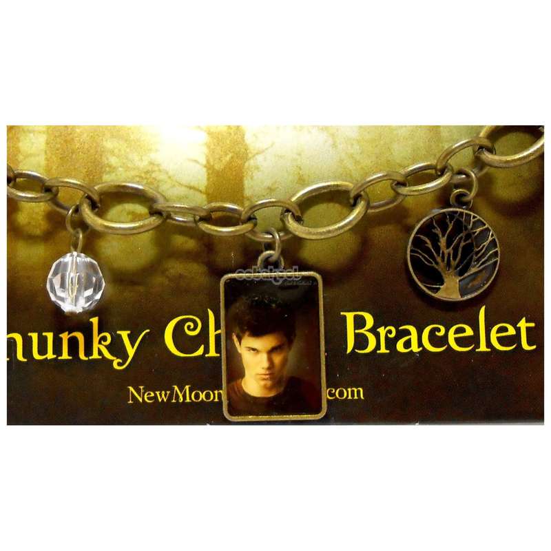 Twilight SAGA / New Moon / Jacob / Chunky Charm Bracelet