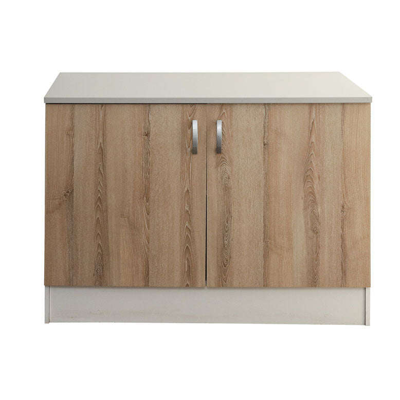 Valenti Modular Kitchen Base Unit 2 Door 1200 | Washed Shale