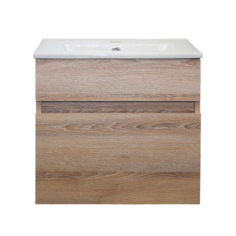 Denver Stylo Compact Floating Bathroom Vanity | Washed Shale | 500