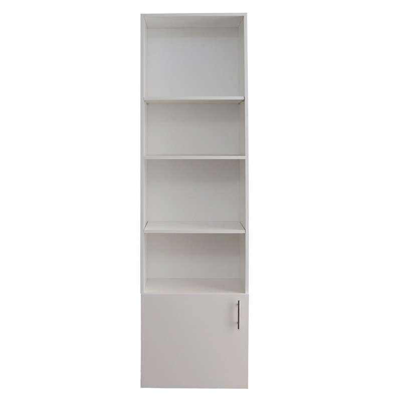 Denver storage 5 Shelves with Bottom Door | White